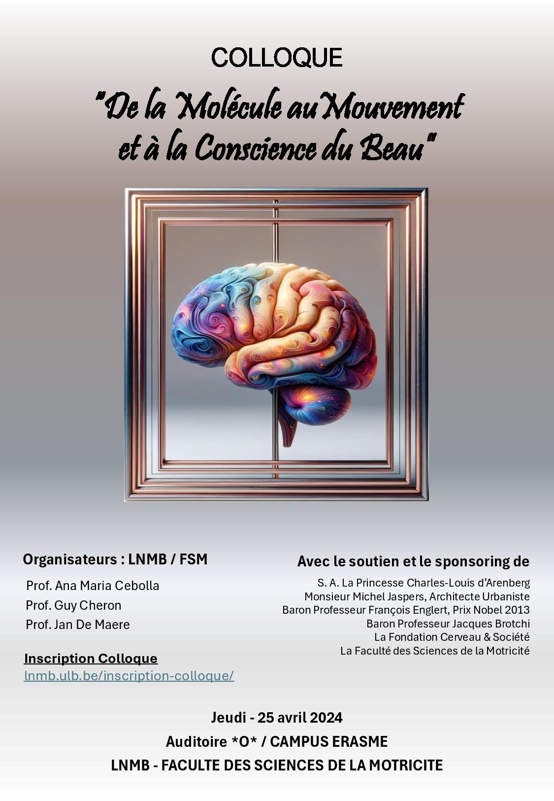 Inscription Gratuite Colloque ULB